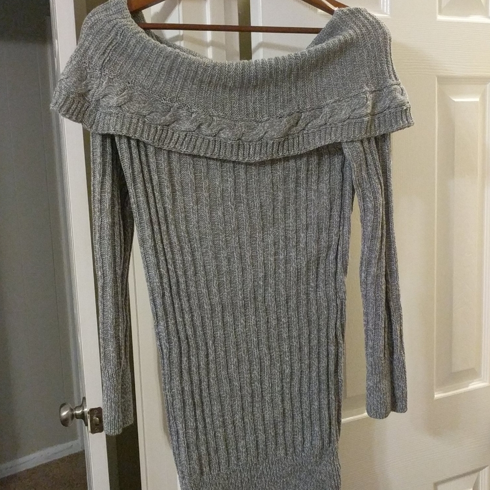 Off the shoulder sweater